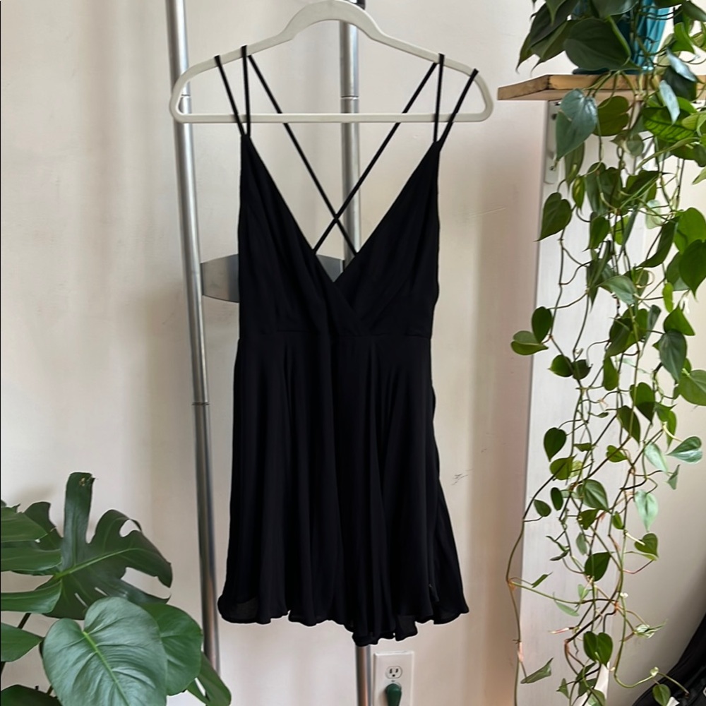 Urban outfitters Black Strappy Dress